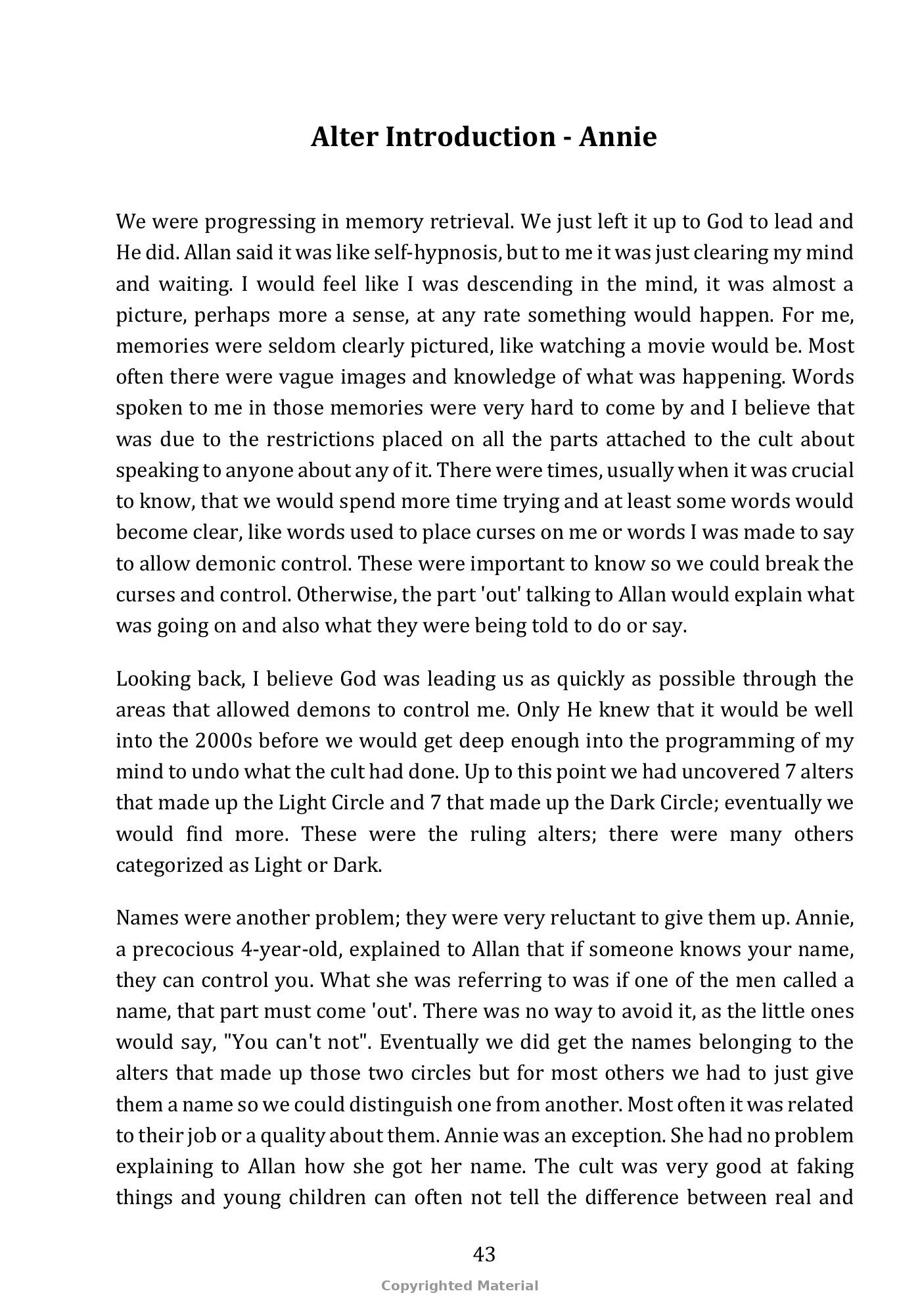 Page 43 of Through the Dark Corridors of Time