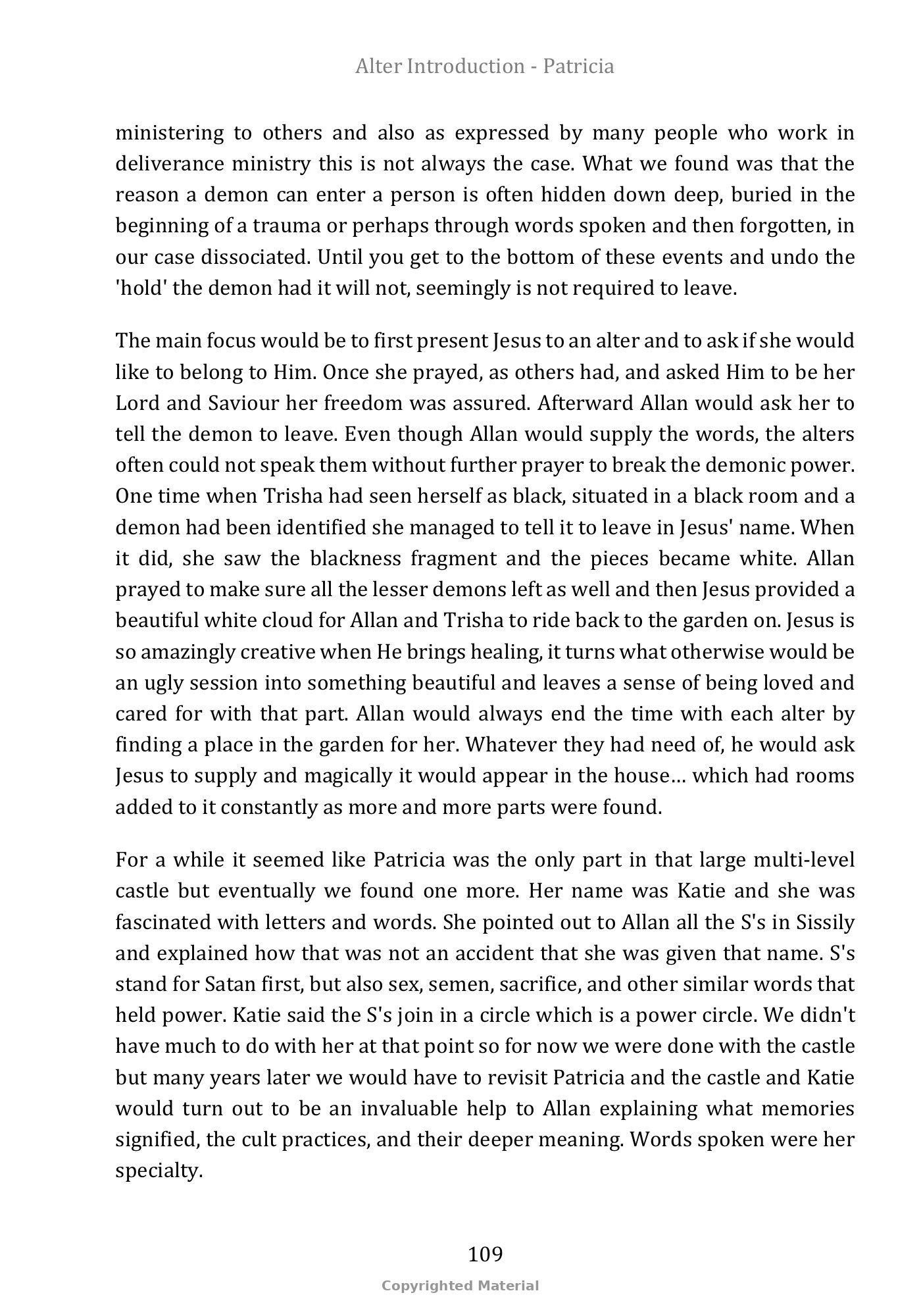 Page 109 of Through the Dark Corridors of Time
